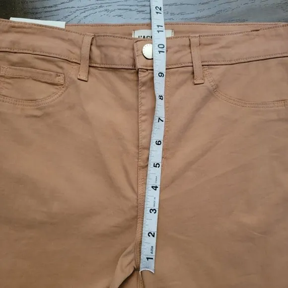L'agence Margot High Rise Skinny Jenas Womens 29 Camel Cropped Retail $245