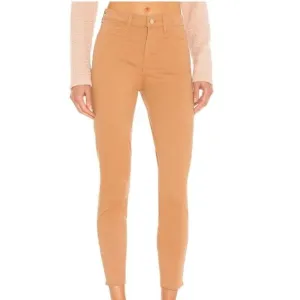 L'agence Margot High Rise Skinny Jenas Womens 29 Camel Cropped Retail $245