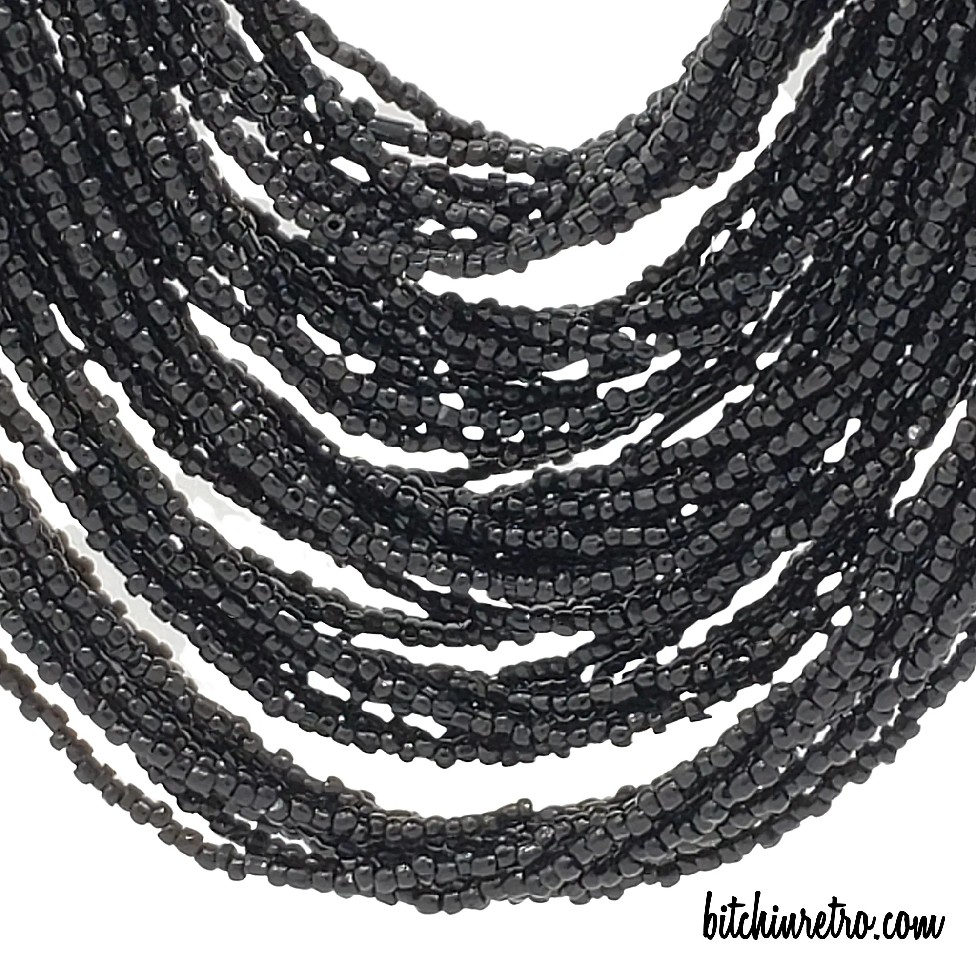 Laguna Vintage Beaded Statement Necklace