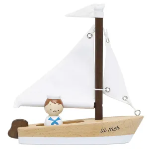 Le Toy Van Wooden Sailing Boat   Captain