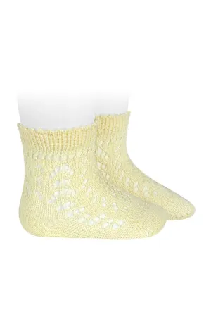 Lemon Ankle Openwork Socks