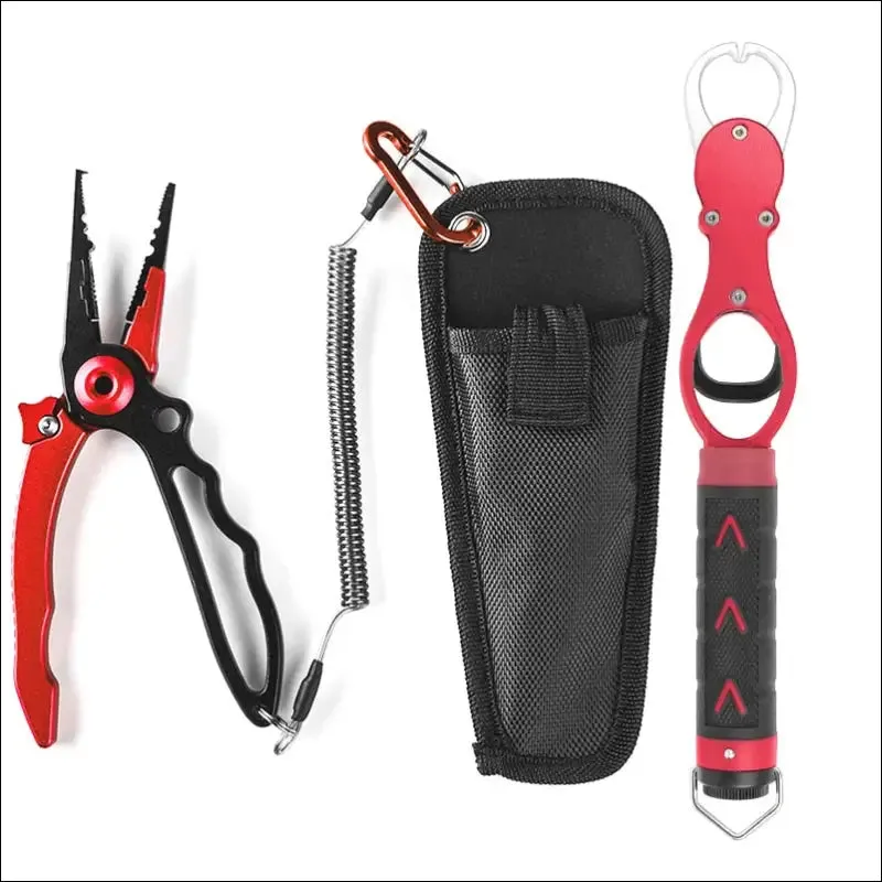 Linnhue best aluminum alloy fishing pliers grip set fishing tackle hook recover cutter line split