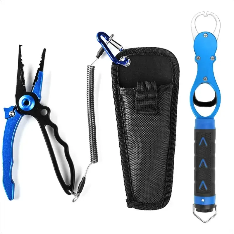 Linnhue best aluminum alloy fishing pliers grip set fishing tackle hook recover cutter line split