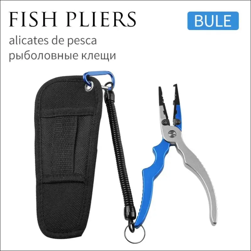 Linnhue best aluminum alloy fishing pliers grip set fishing tackle hook recover cutter line split