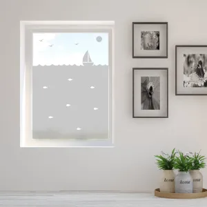 Little Boat Frosted Window Film