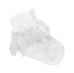 Little Princess Lace White Socks