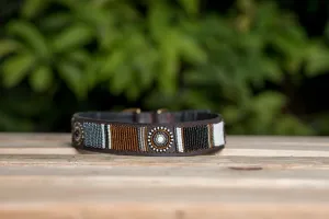 Maasai Beaded Leather Dog Collar
