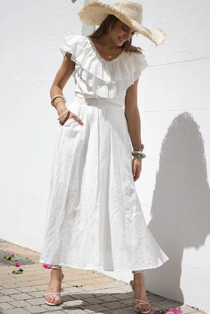 Mae Ruffle Top