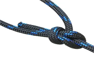 Marine Rope - Black with Blue Flecks - 12mm