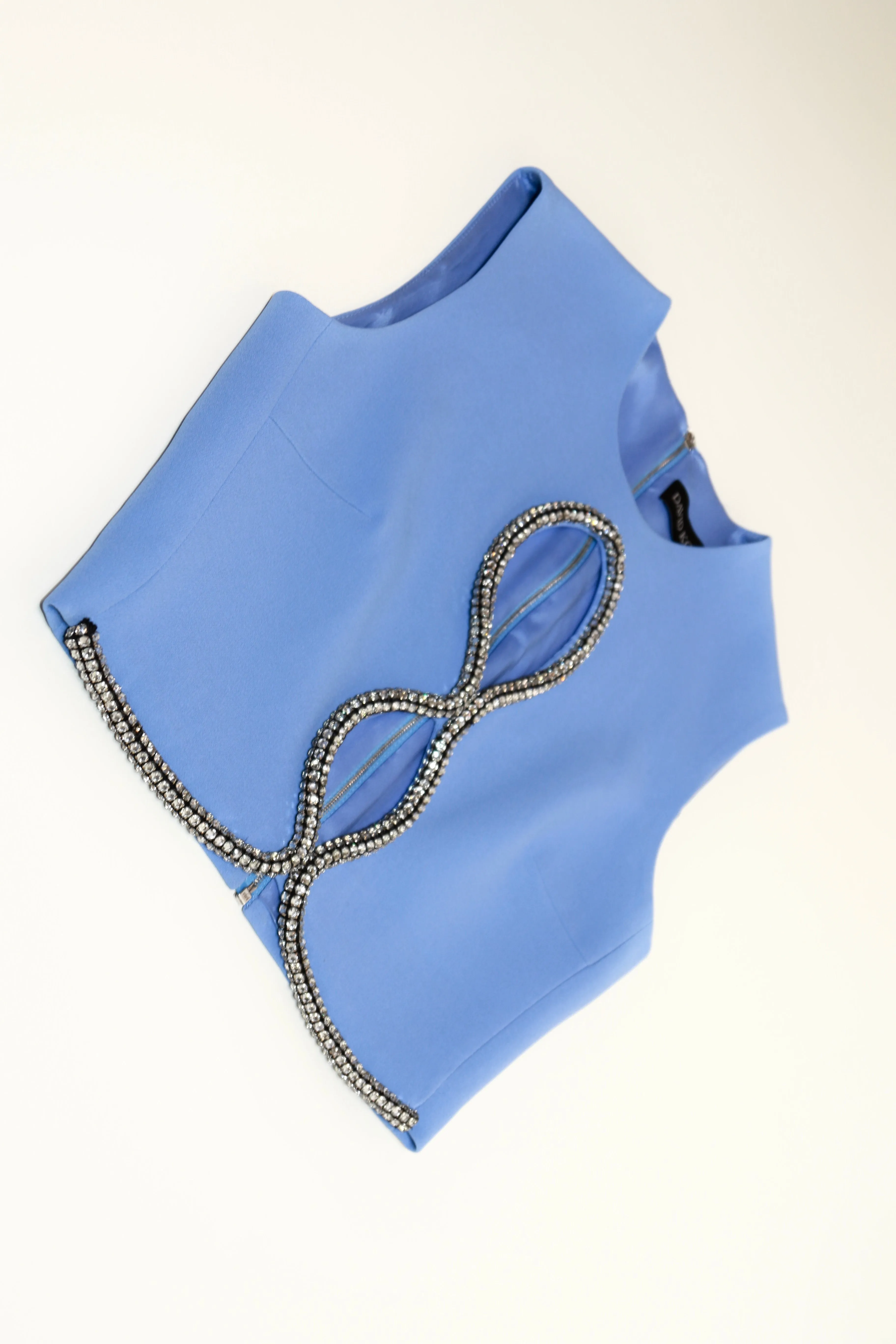 Matching Blue Crystal Cable Cut-Out Set