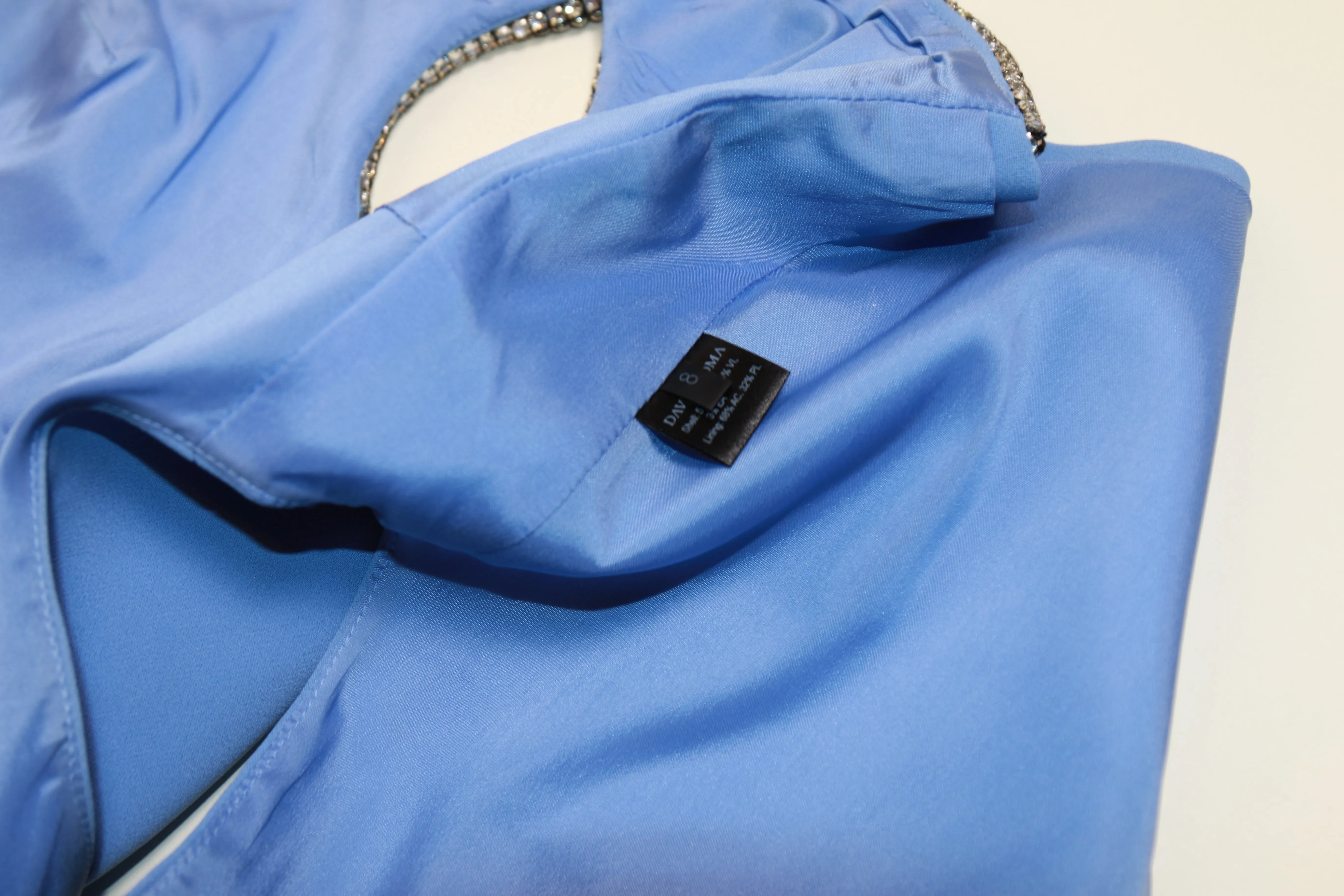 Matching Blue Crystal Cable Cut-Out Set