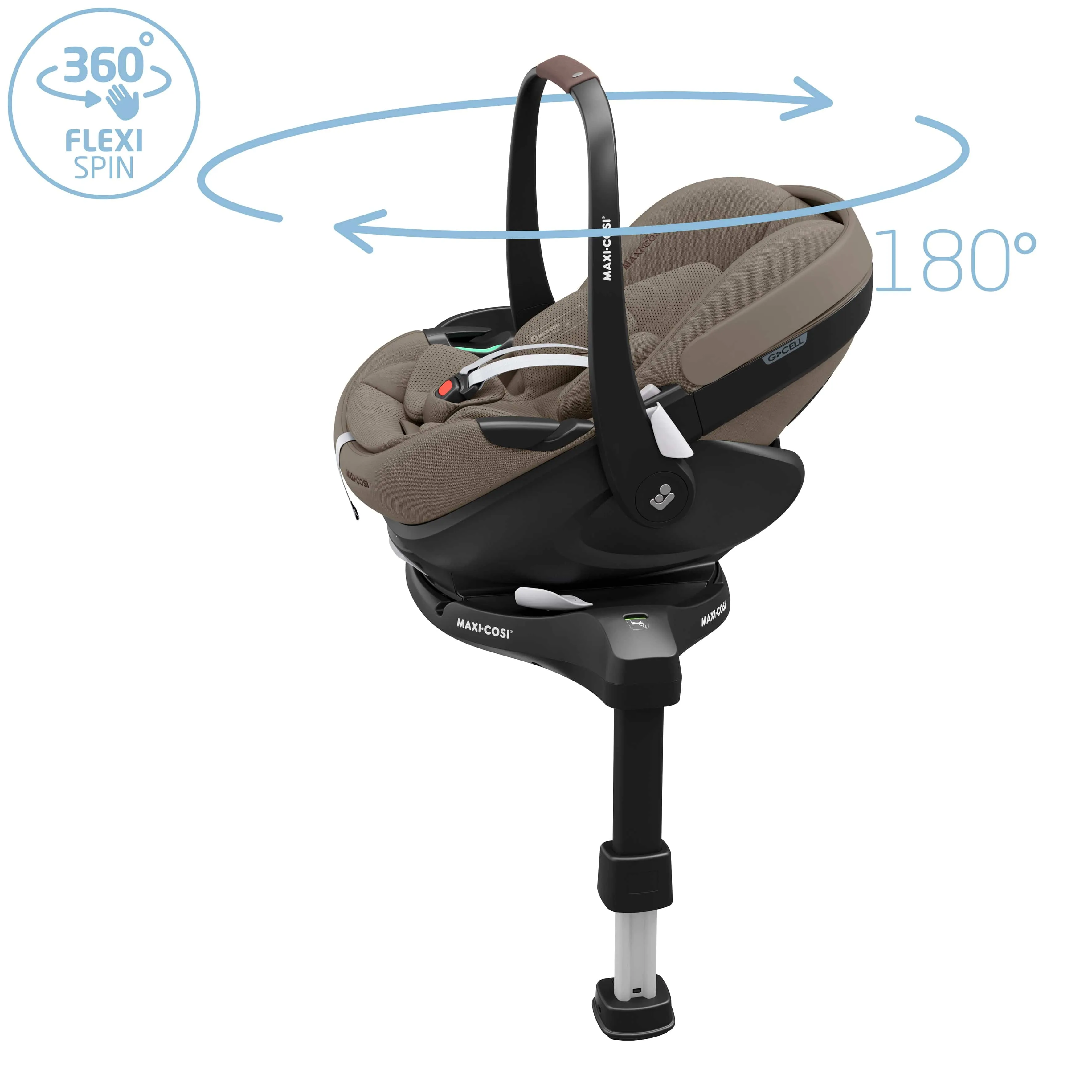 Maxi Cosi FAME 10 Piece Premium Bundle - Twillic Truffle (with Brown Wheels)
