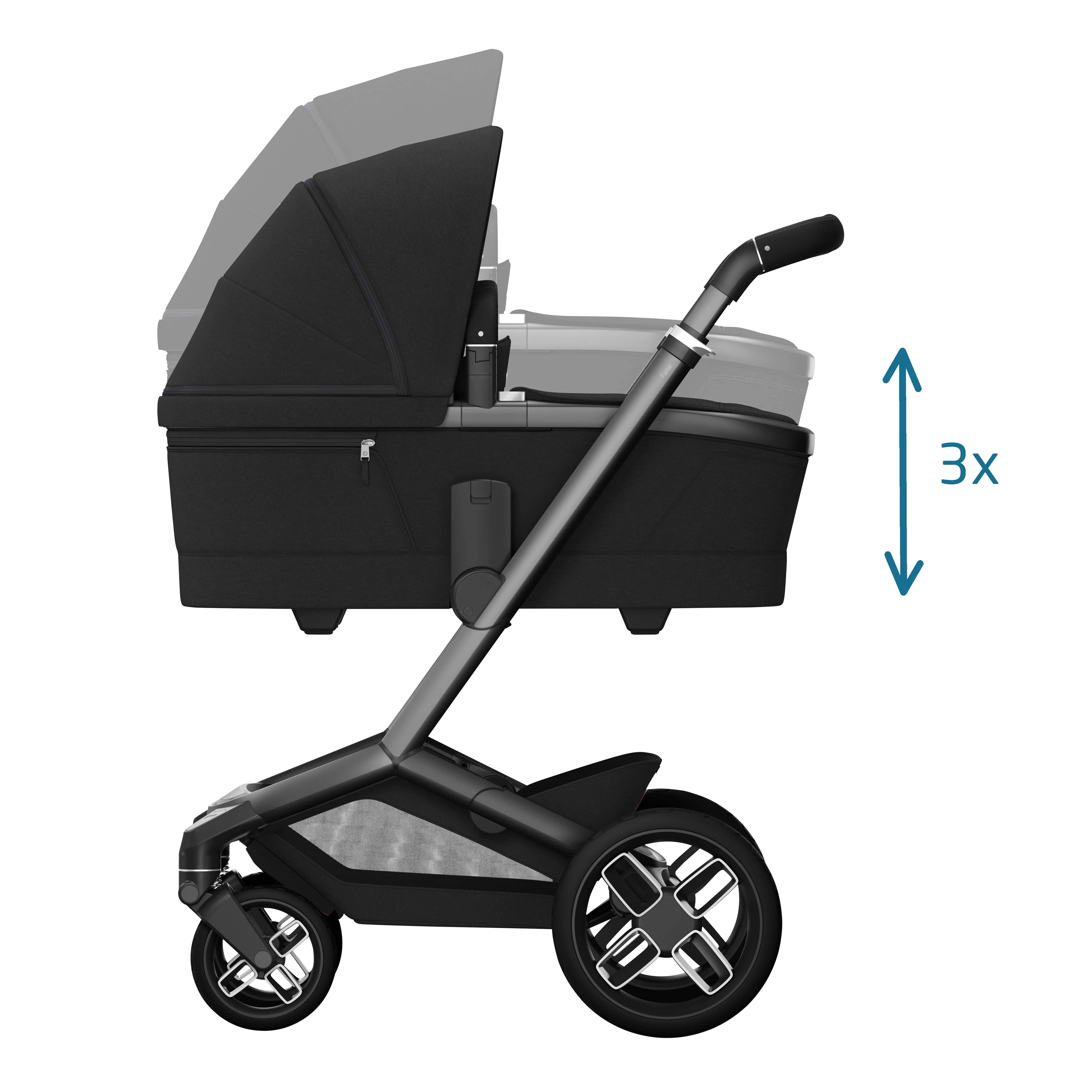 Maxi Cosi FAME 9 Piece Complete Bundle - Twillic Black