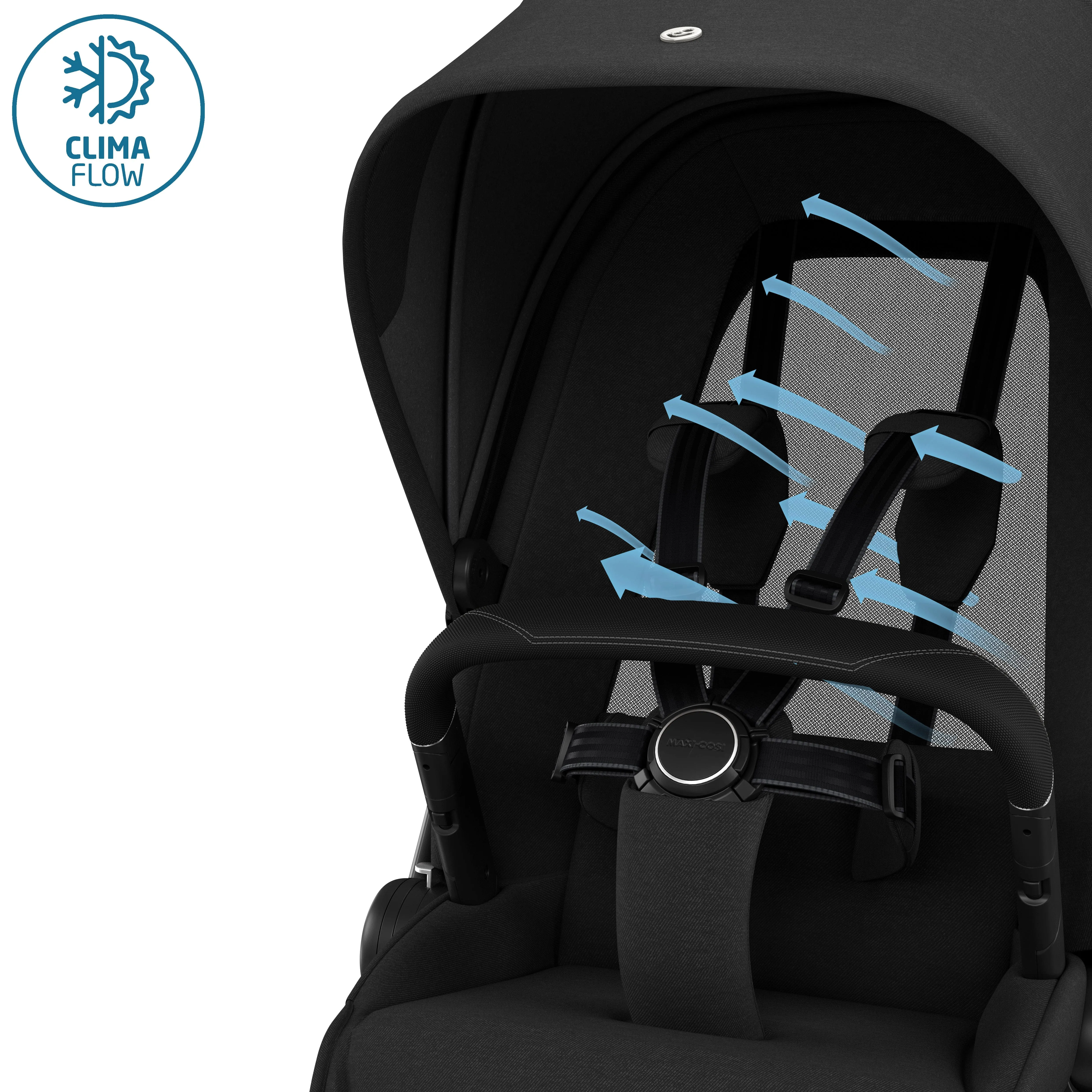 Maxi Cosi FAME 9 Piece Complete Bundle - Twillic Black