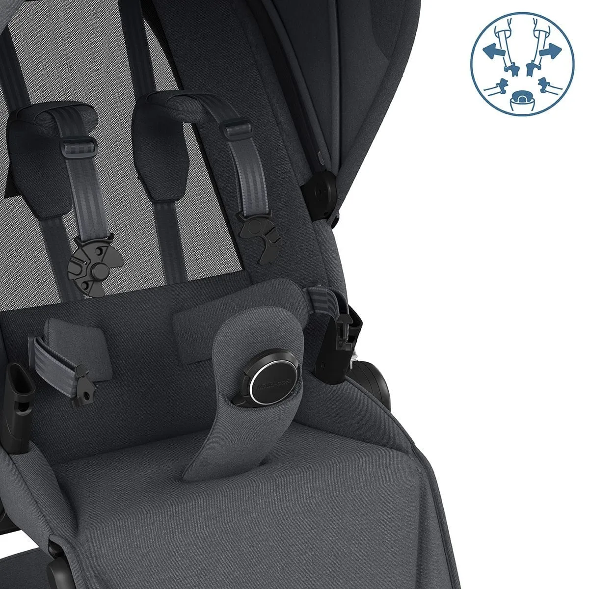 Maxi Cosi FAME 9 Piece Complete Bundle - Twillic Graphite