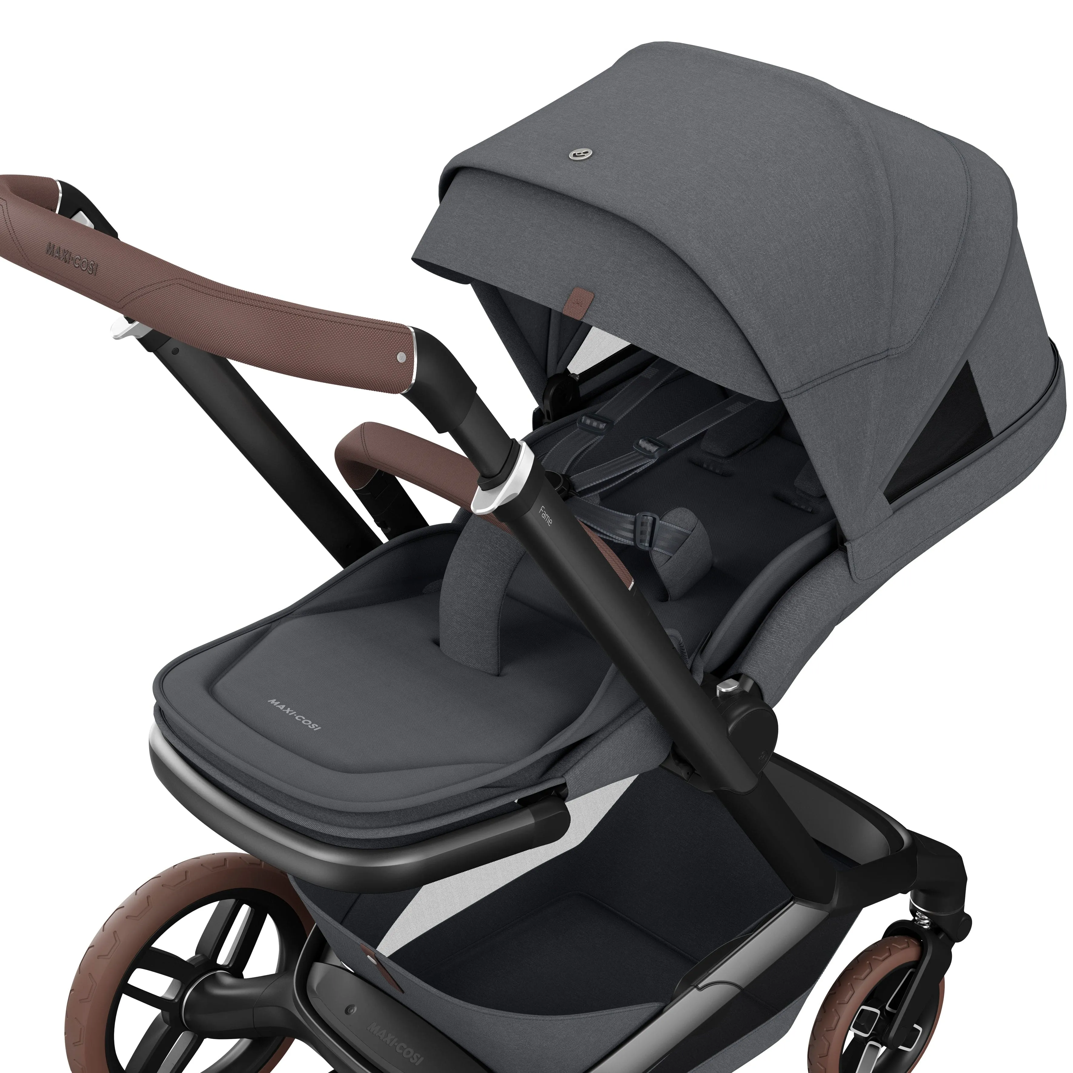 Maxi Cosi FAME Pushchair & Carrycot - Twillic Graphite