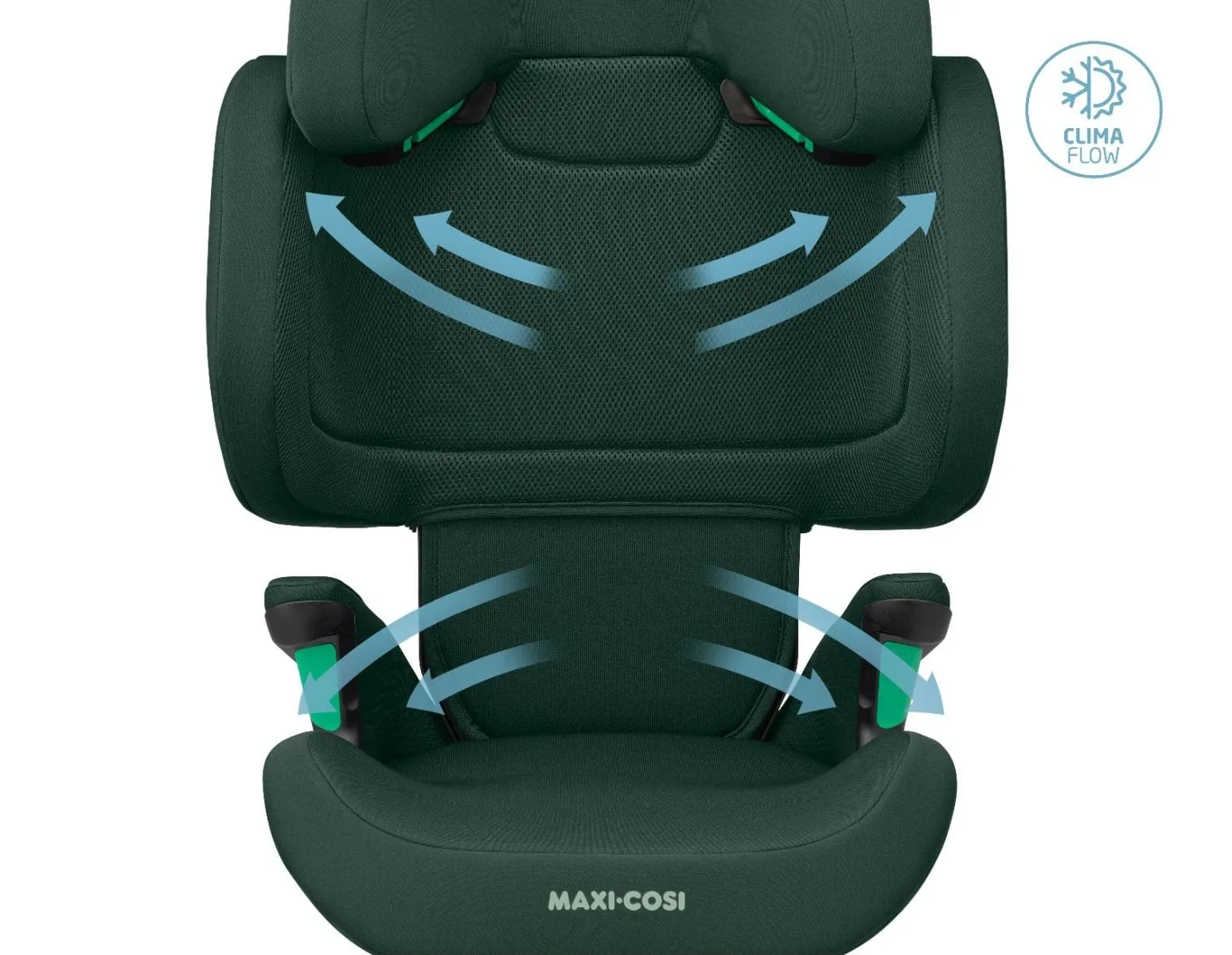 Maxi Cosi RodiFix R I-Size - Authentic Green