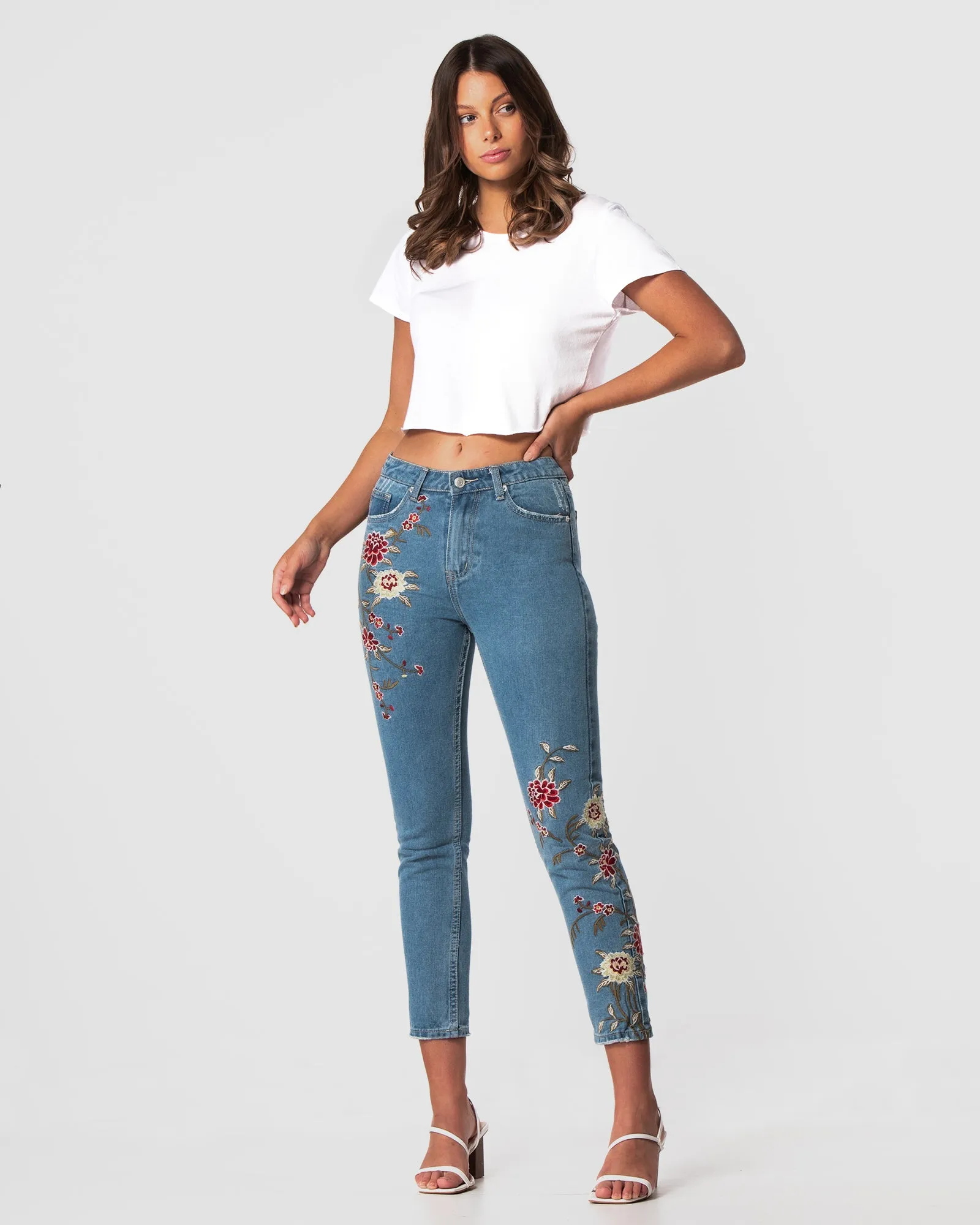 Maya Blue Skinny Jeans