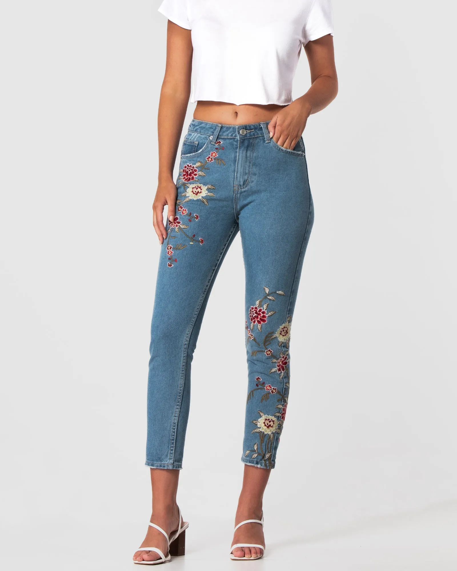 Maya Blue Skinny Jeans