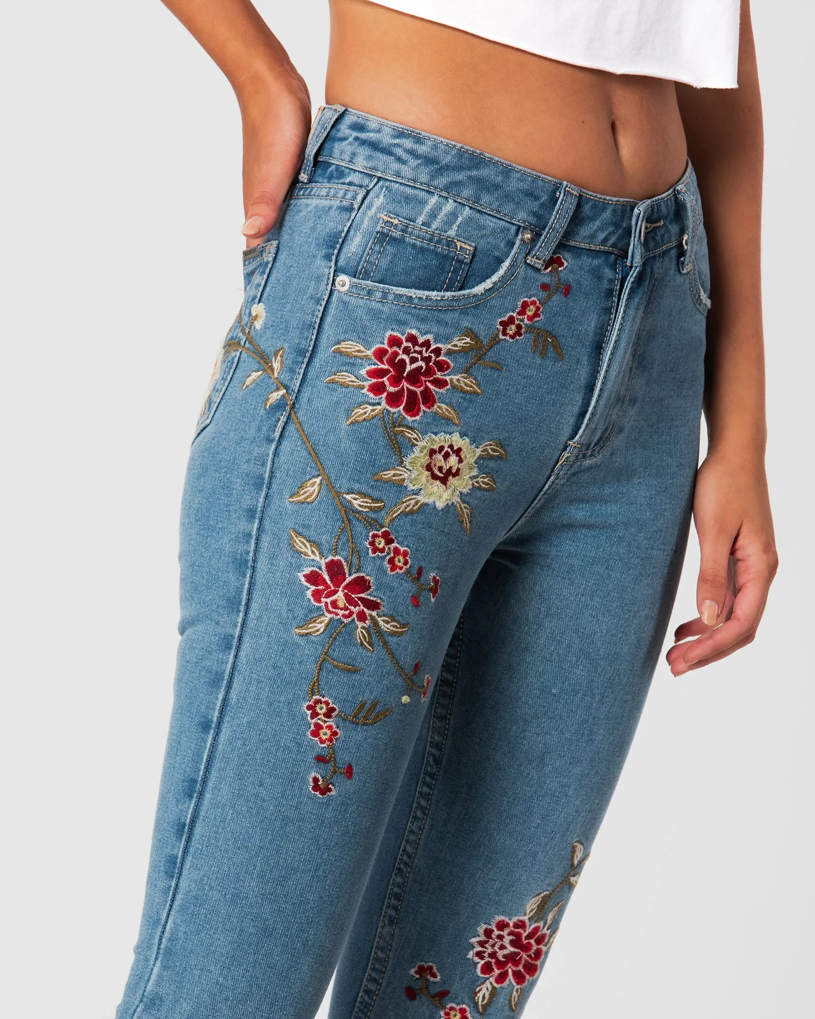 Maya Blue Skinny Jeans