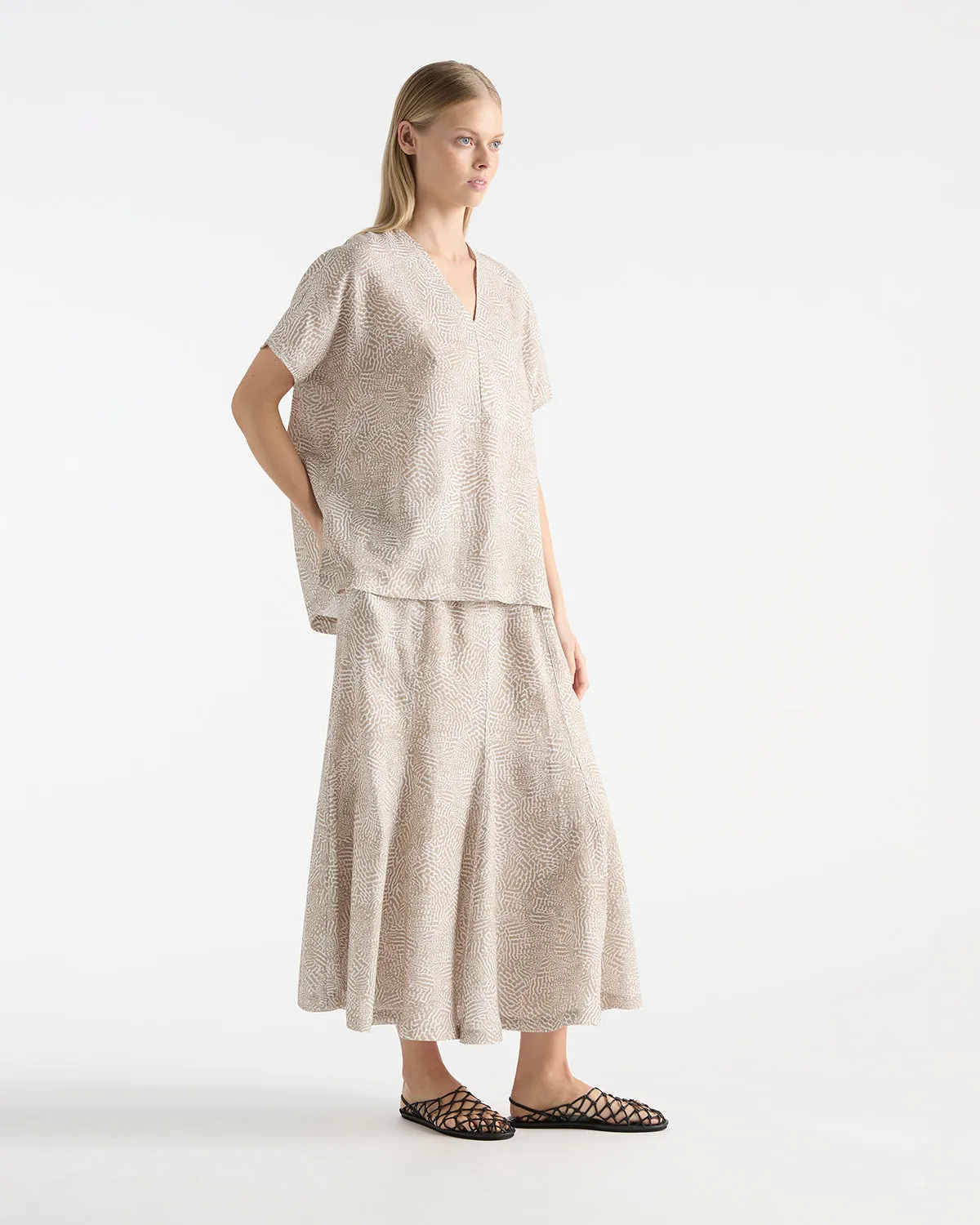 Mela Purdie Wedge Shell F724 8346