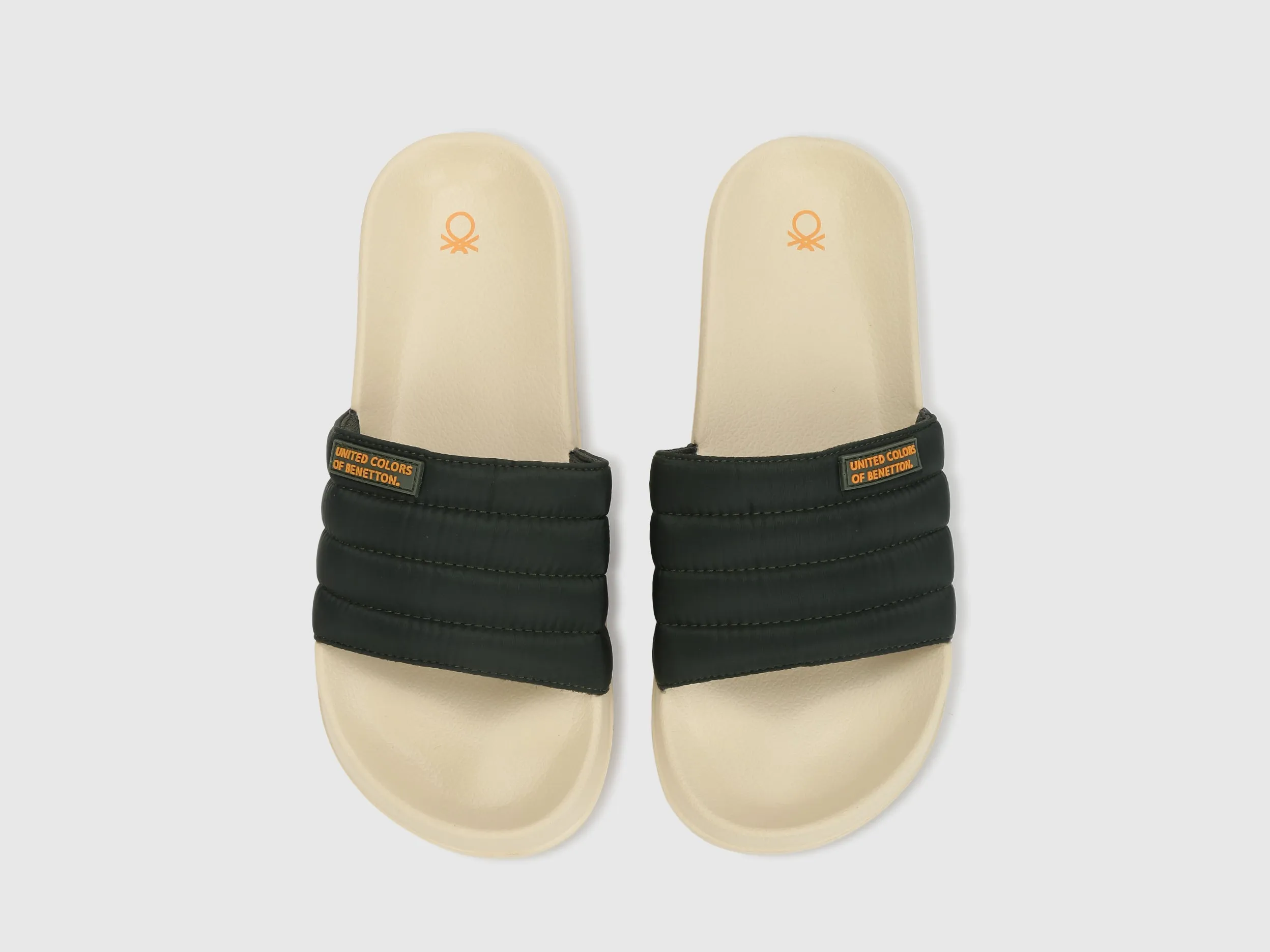 Men Quilted Slip-On Sliders