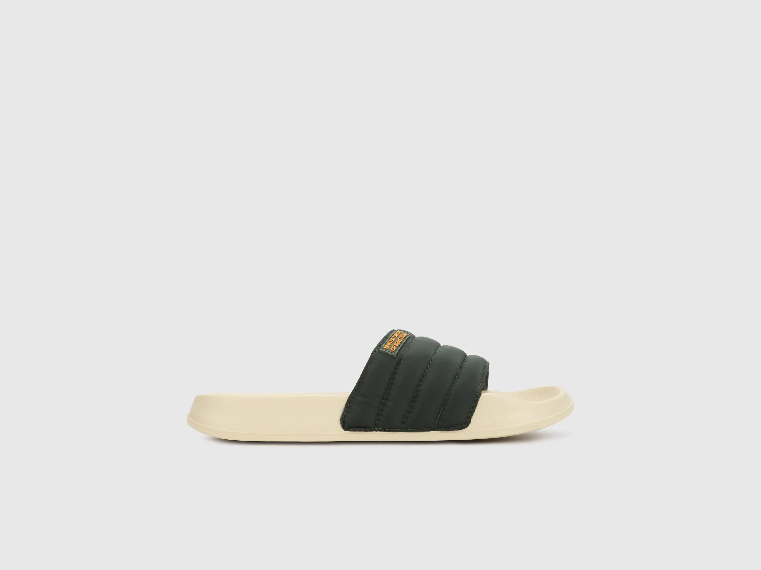 Men Quilted Slip-On Sliders