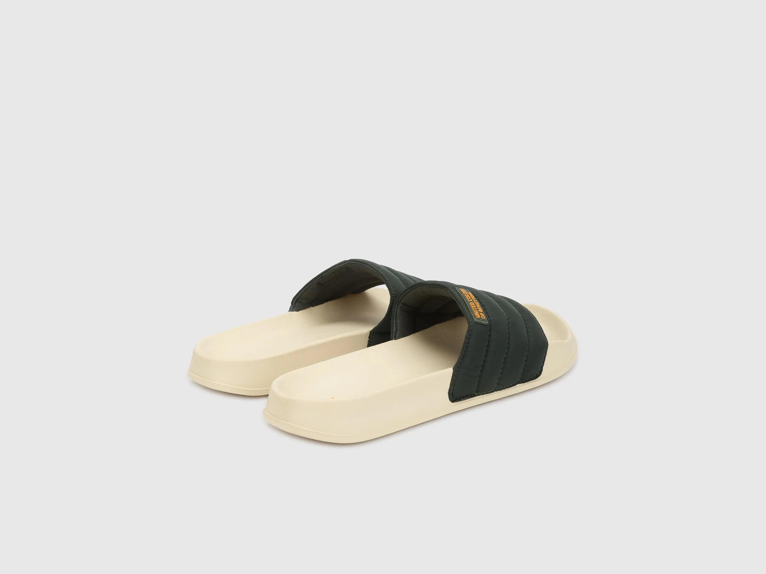 Men Quilted Slip-On Sliders