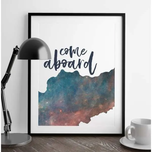 Nantucket Collection | Come Aboard art print