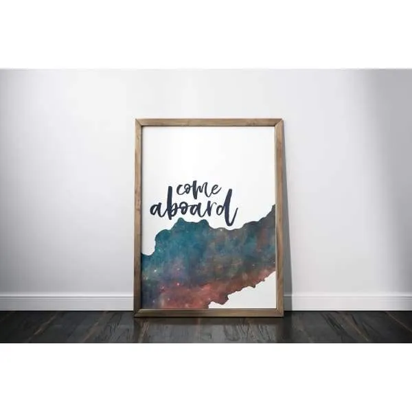 Nantucket Collection | Come Aboard art print