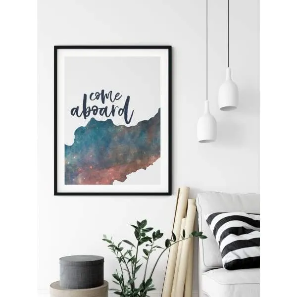 Nantucket Collection | Come Aboard art print