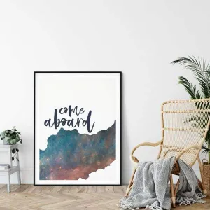 Nantucket Collection | Come Aboard art print