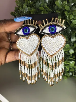 Native Evil Eye Earrings