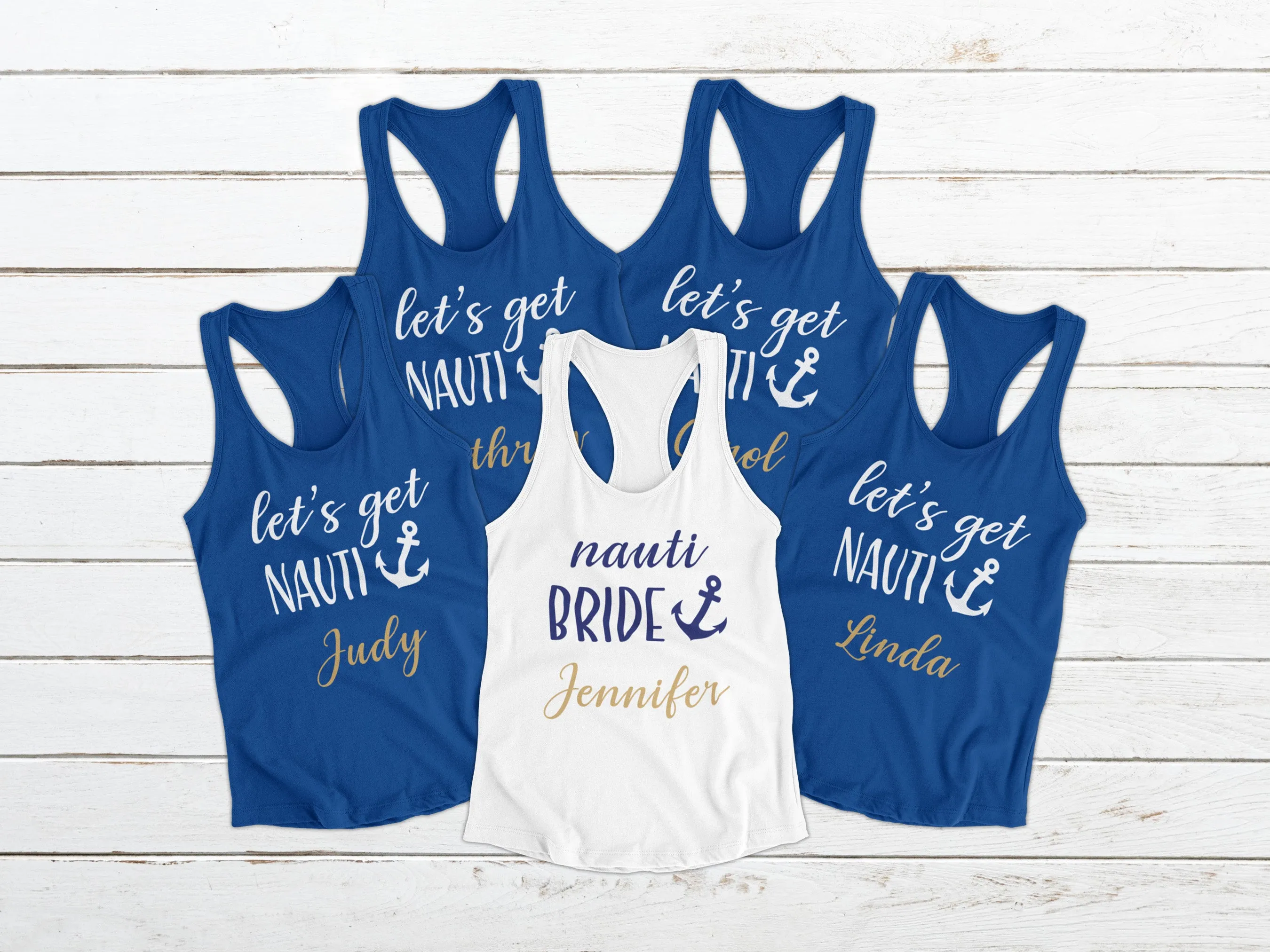 Nautical Bachelorette Shirt | Upwind Design
