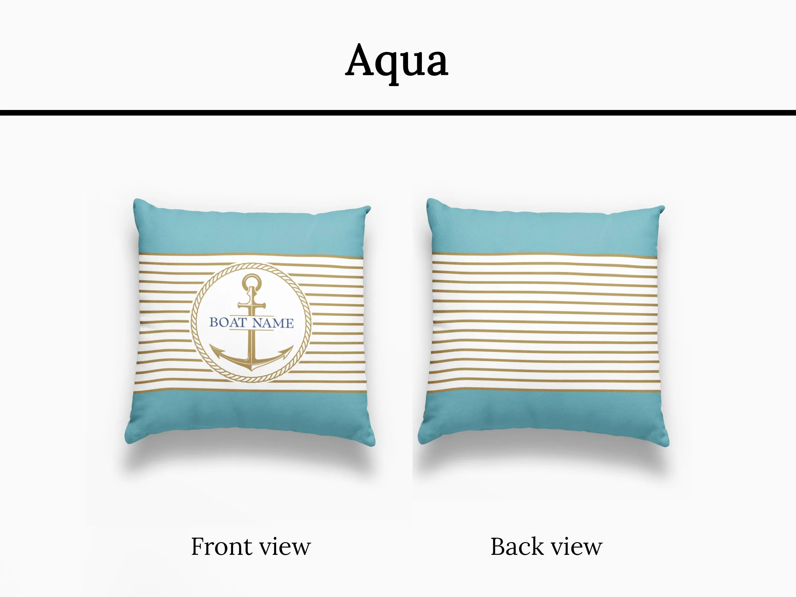 Nautical Boat Cushion | Upwind Design
