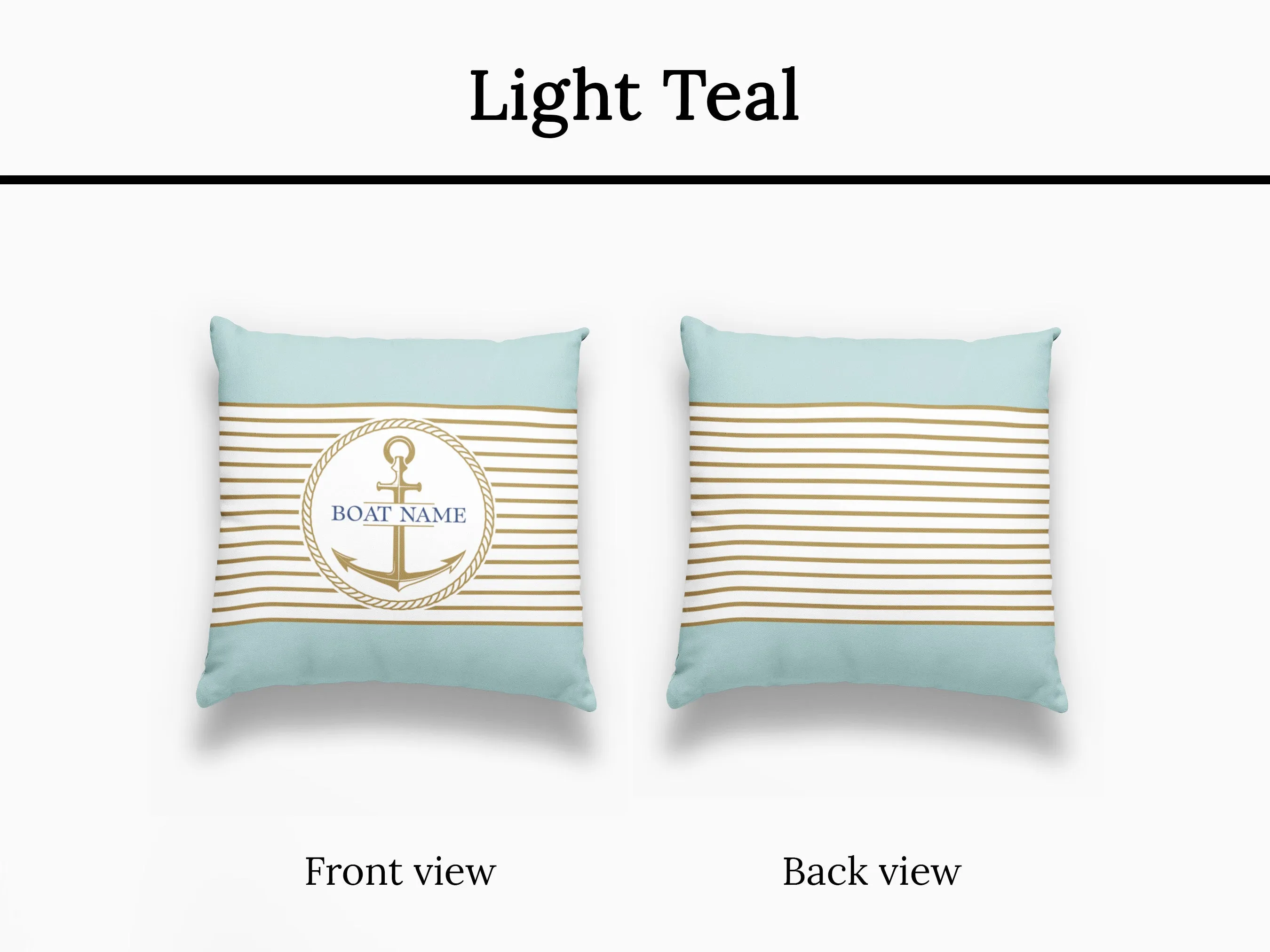 Nautical Boat Cushion | Upwind Design