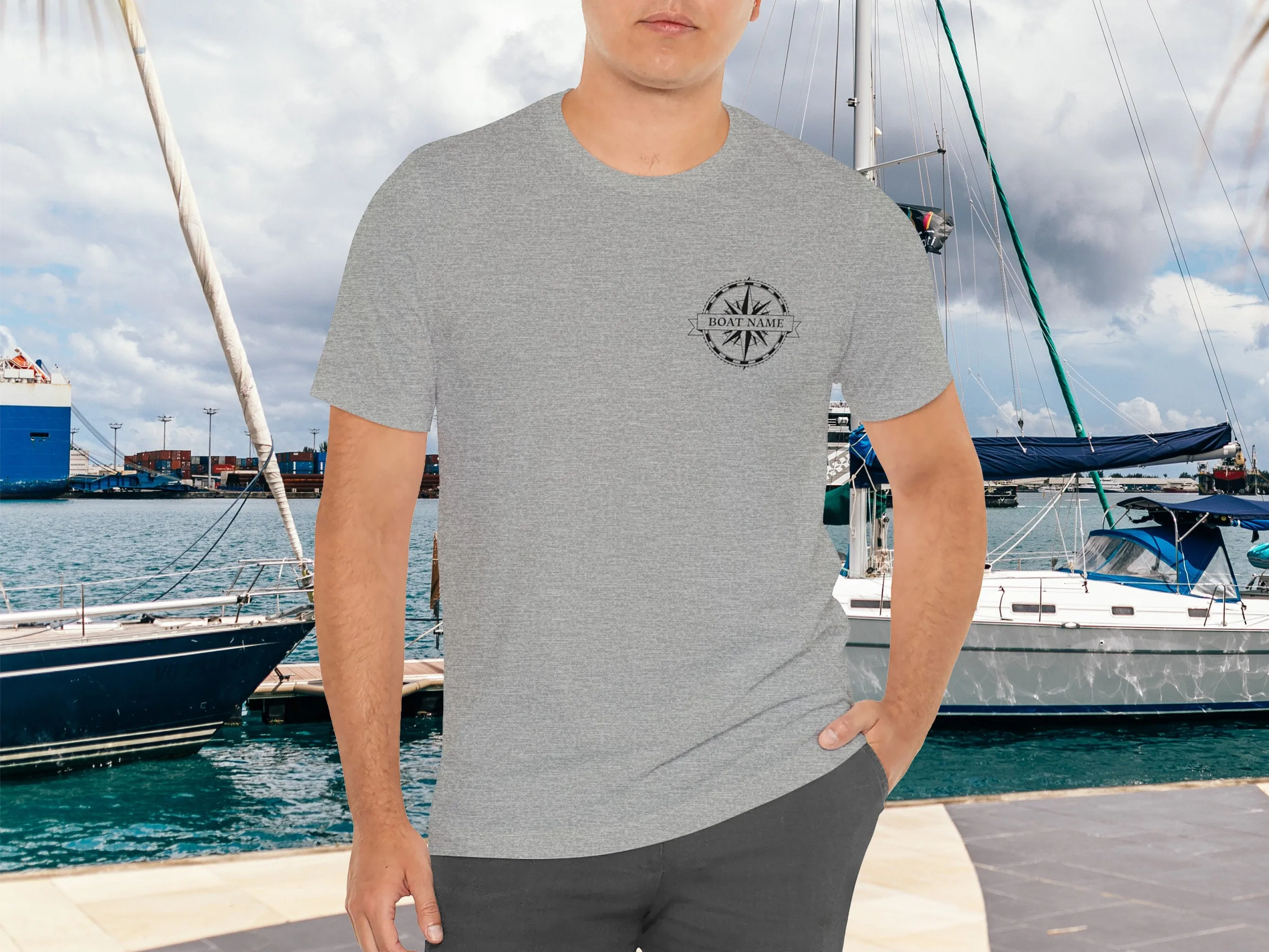 Nautical Boat T-shirt | Upwind Design