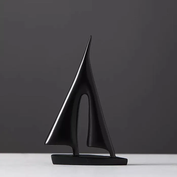 Nautical Charm | Handcrafted Maritime Boat Sculpture