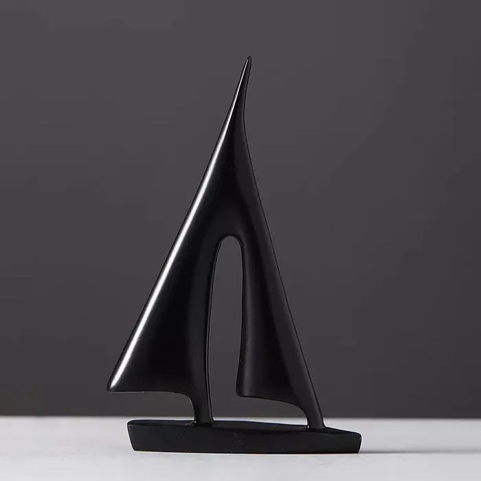 Nautical Charm | Handcrafted Maritime Boat Sculpture