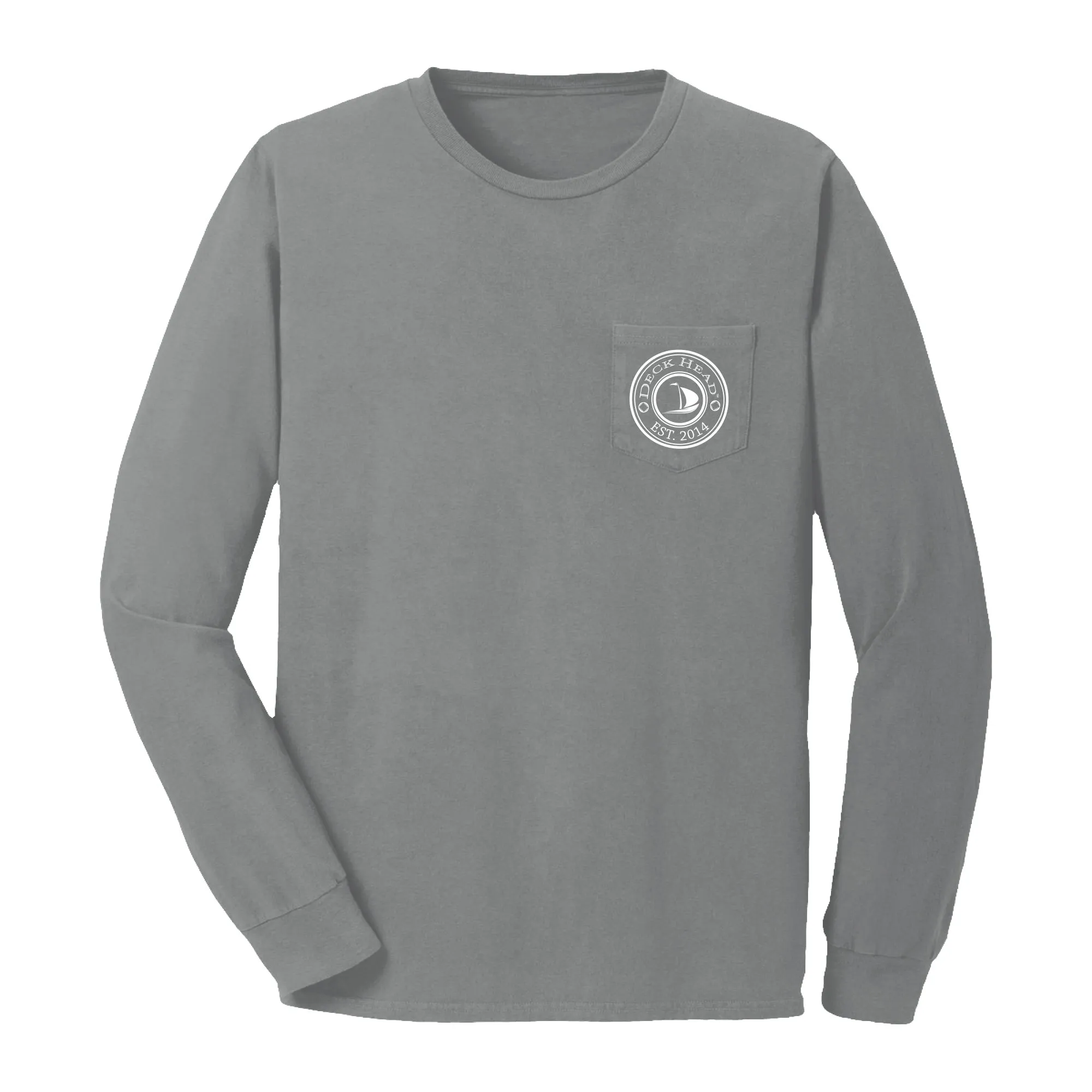 Nautical Flags Pocket Long Sleeve Shirt
