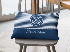 Nautical Lumbar Pillow | Upwind Design