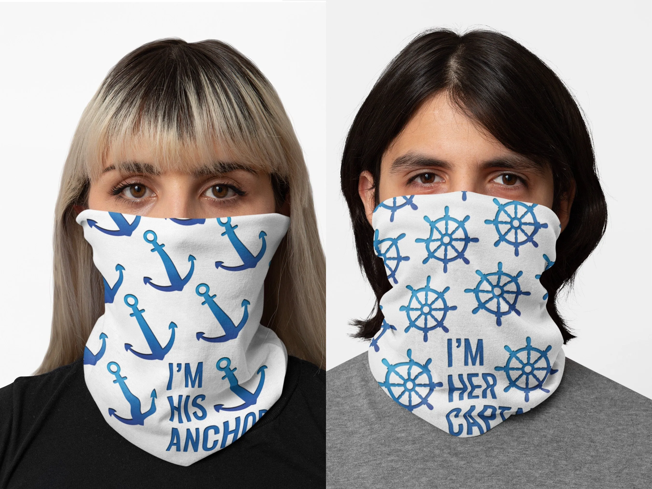 Nautical Neck Gaiter | Upwind Design