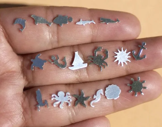 Nautical Ocean Set of Most Tiny Mini Shapes