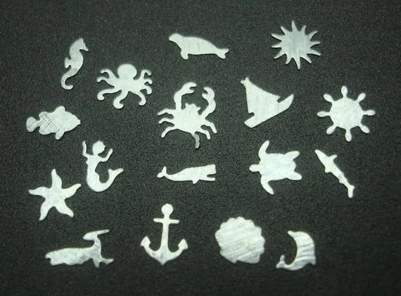 Nautical Ocean Set of Most Tiny Mini Shapes