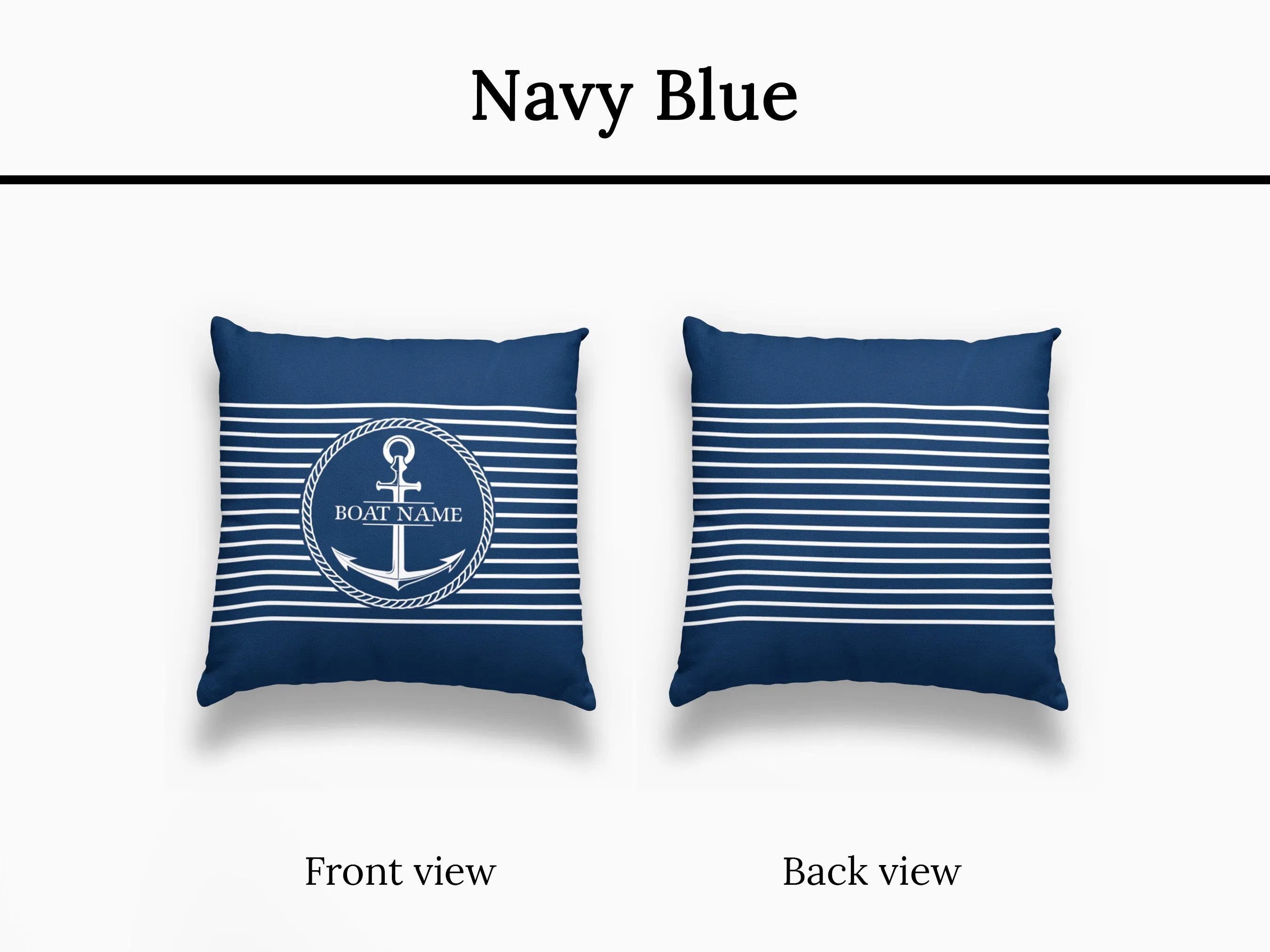 Nautical Pillow | Upwind Design