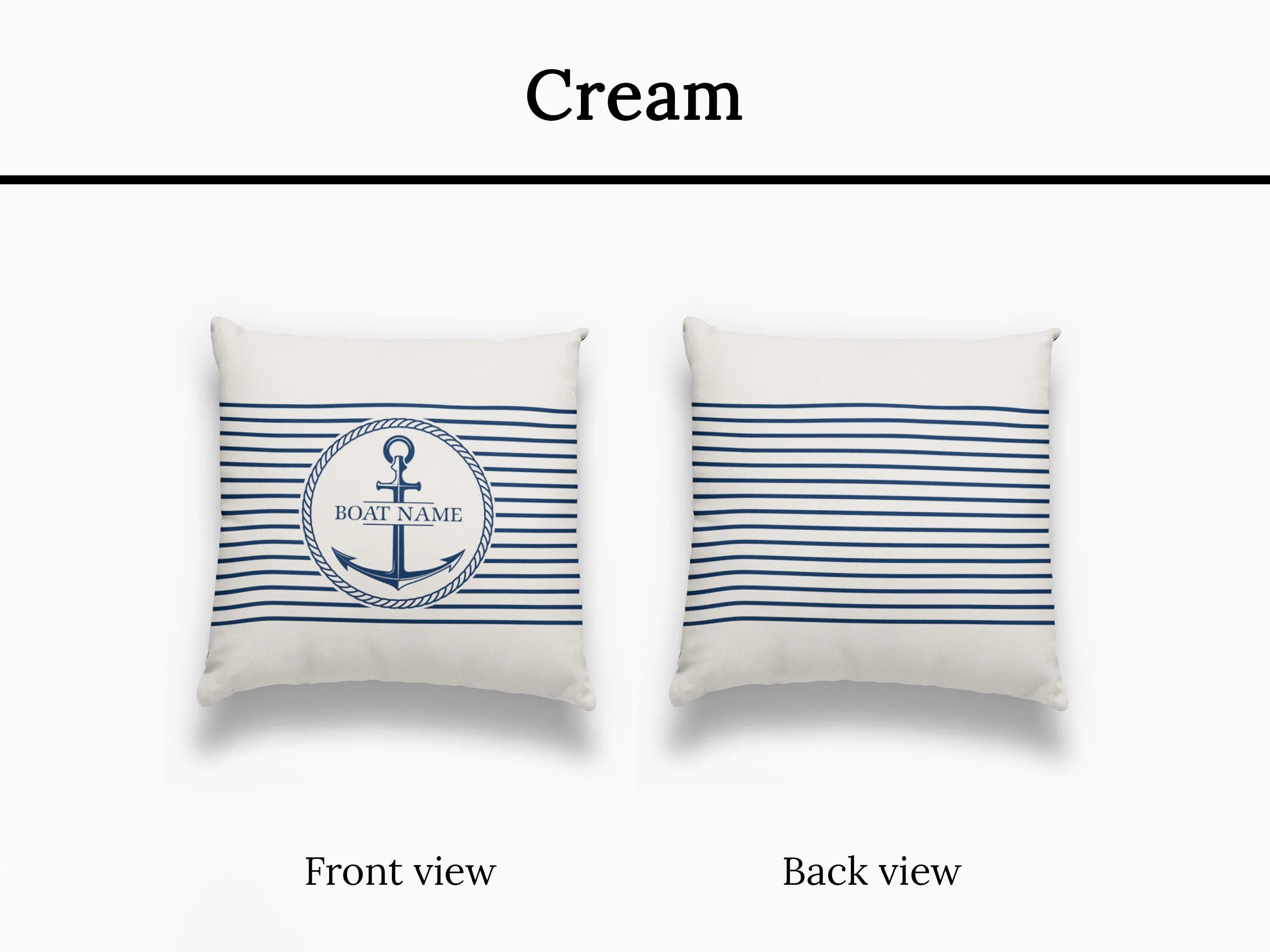 Nautical Pillow | Upwind Design