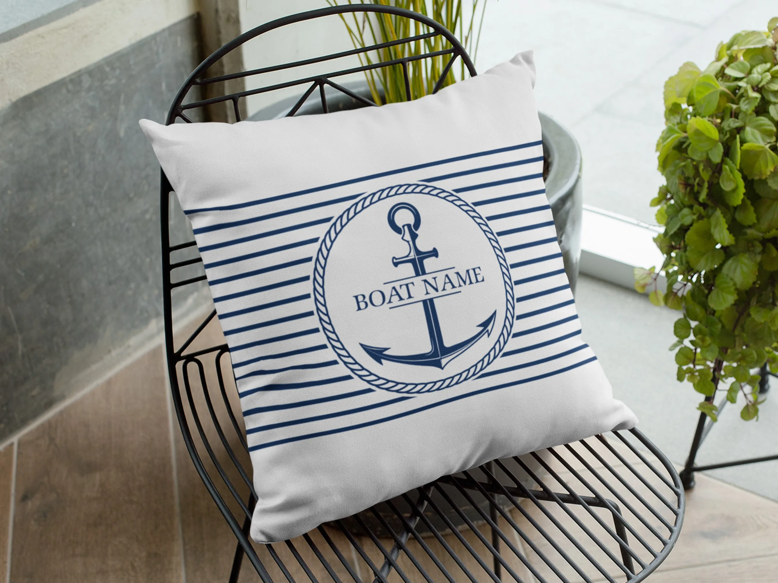 Nautical Pillow | Upwind Design