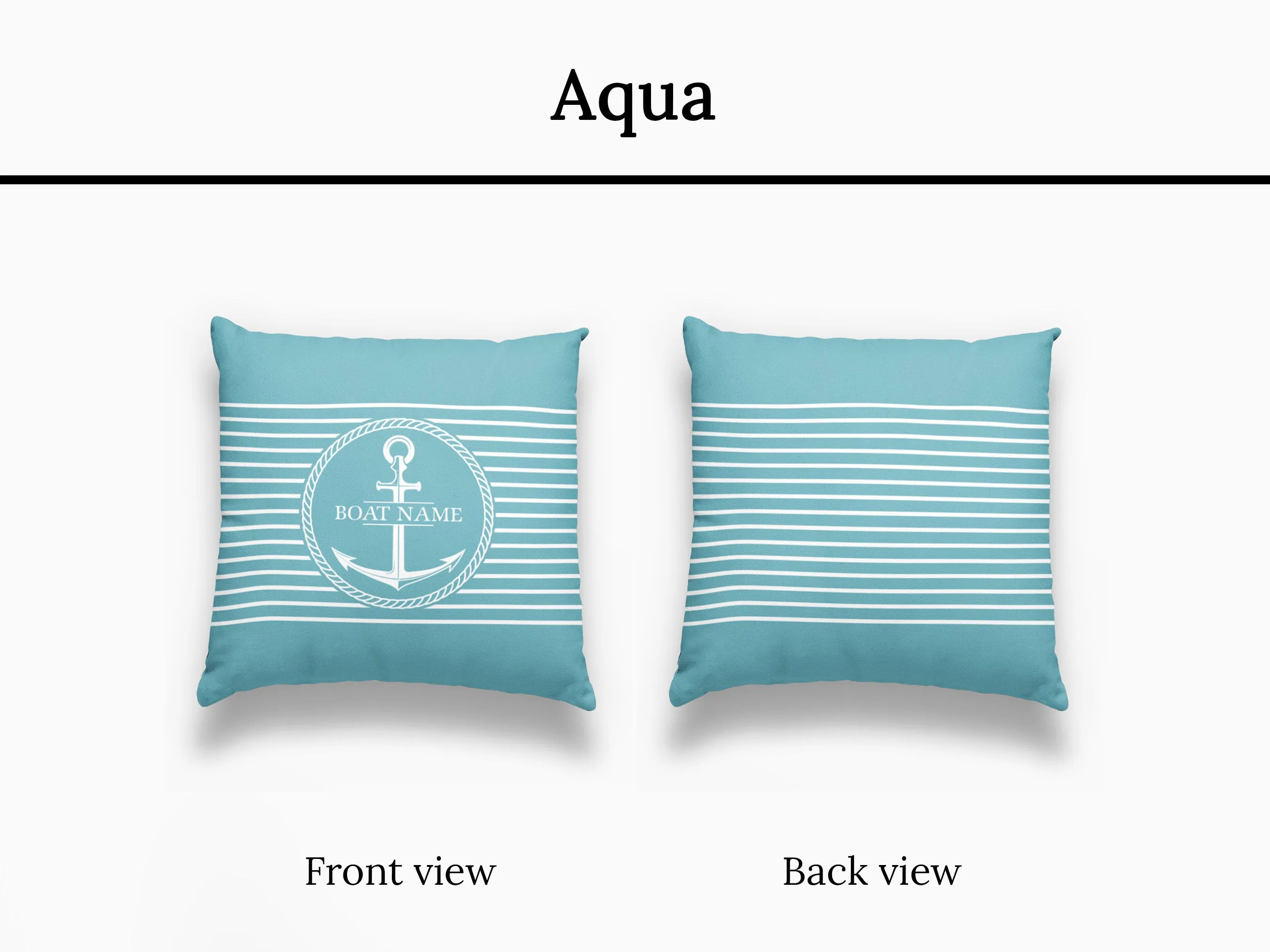 Nautical Pillow | Upwind Design