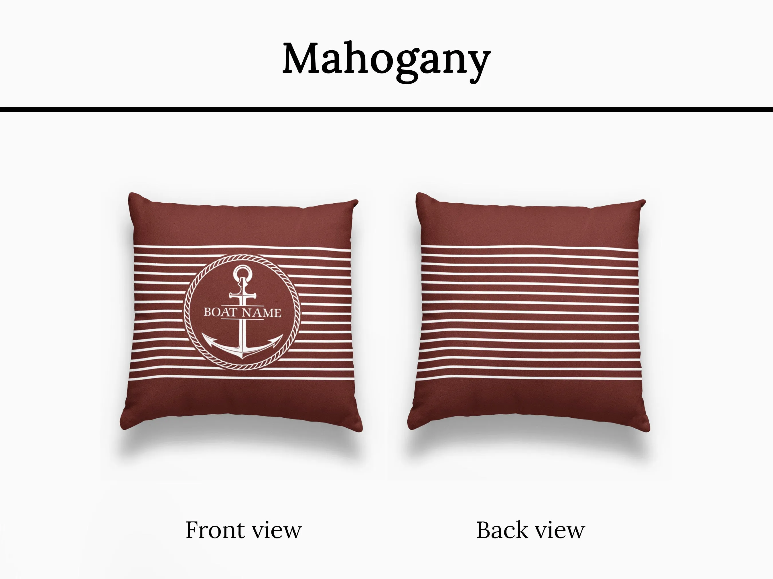 Nautical Pillow | Upwind Design
