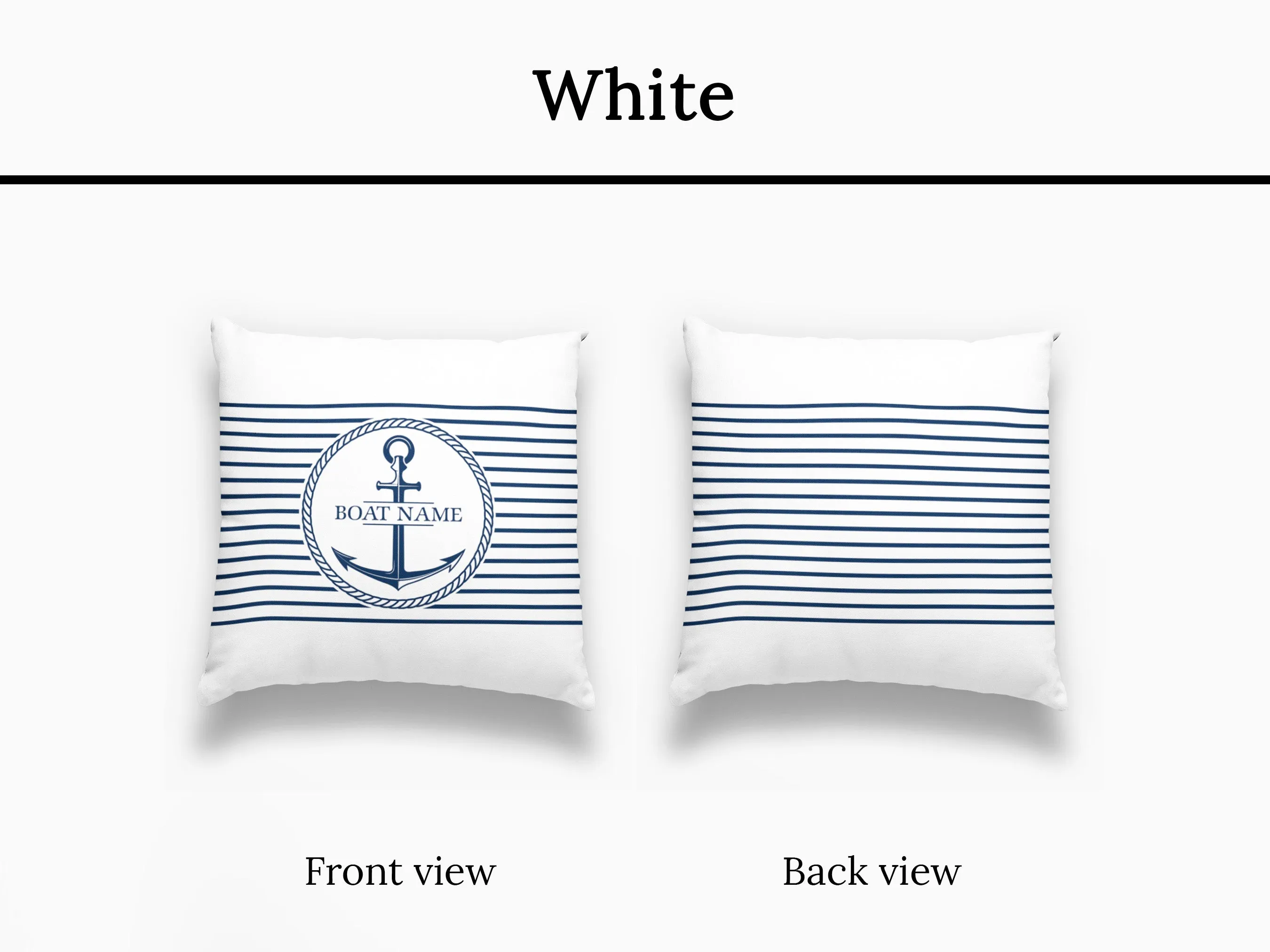 Nautical Pillow | Upwind Design